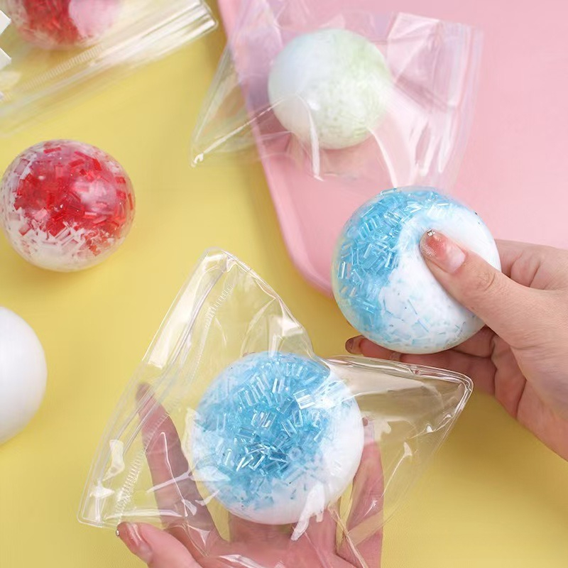 Crystal Ball Decor - 1Pc Creative Glacier Maltose Stress Ball
