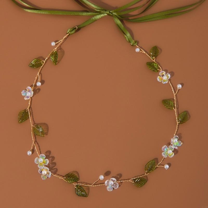 Luxury Lifestyle Jewelry - 91AF Shimmering Rhinestones Trimmed Headband Delicate