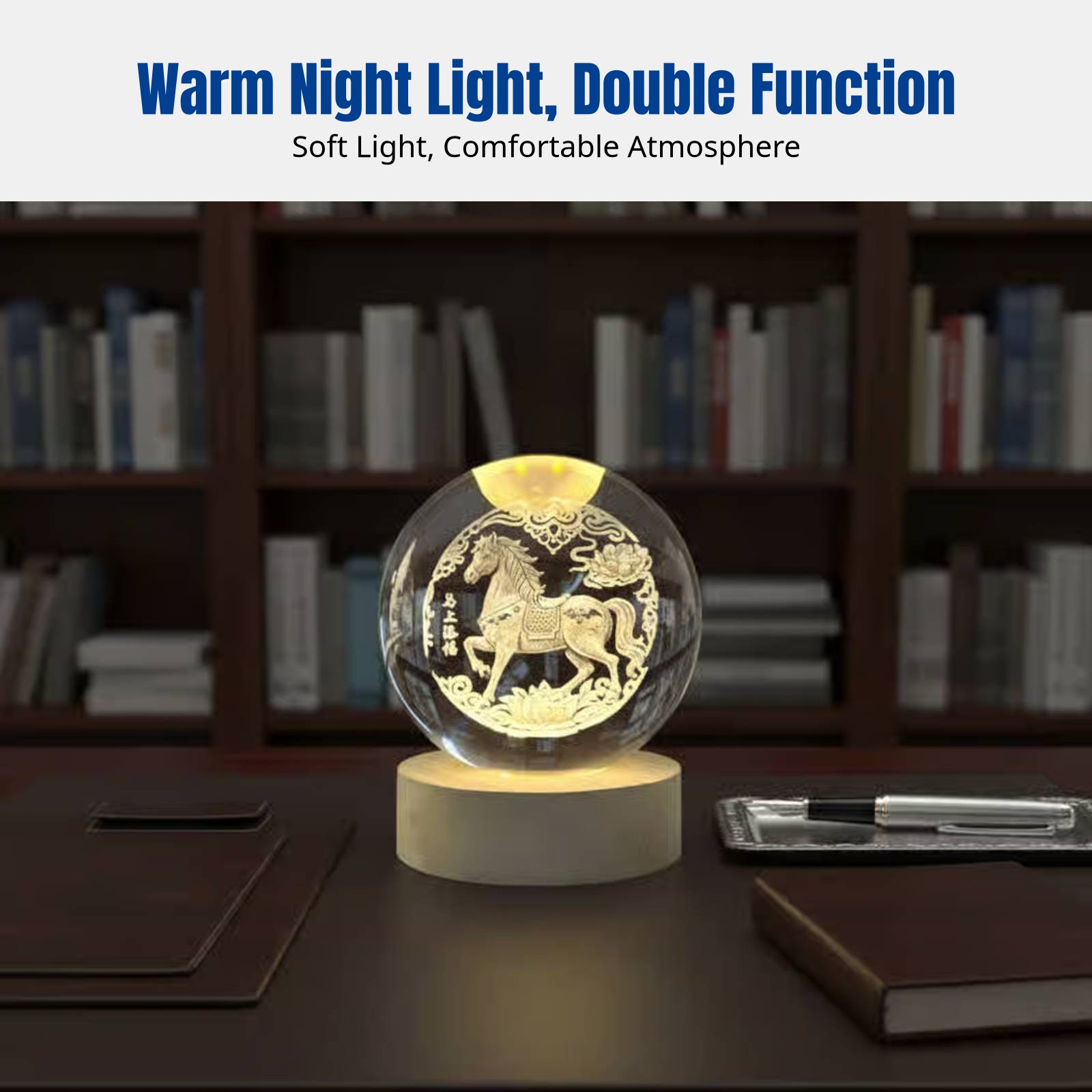 Horse Series Crystal Sphere, I - Crystal Ball Decor review and price