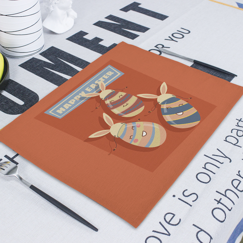 Cute Rabbit Polyester Table Ma - Linen Napkin Set review and price