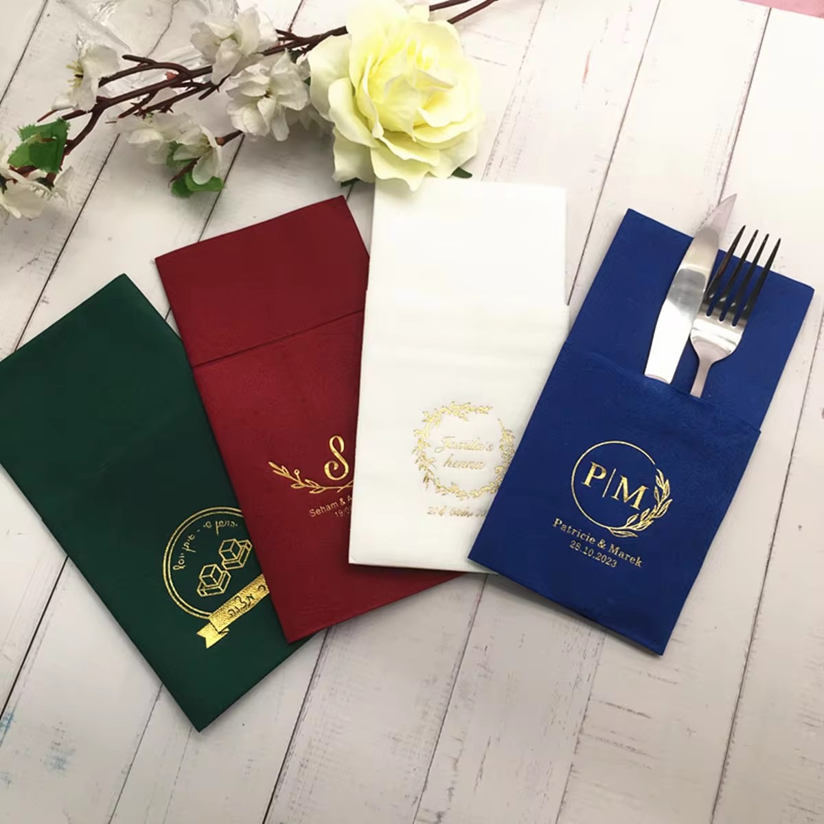 25pcs Personalized Pocket Napk - Linen Napkin Set review and price