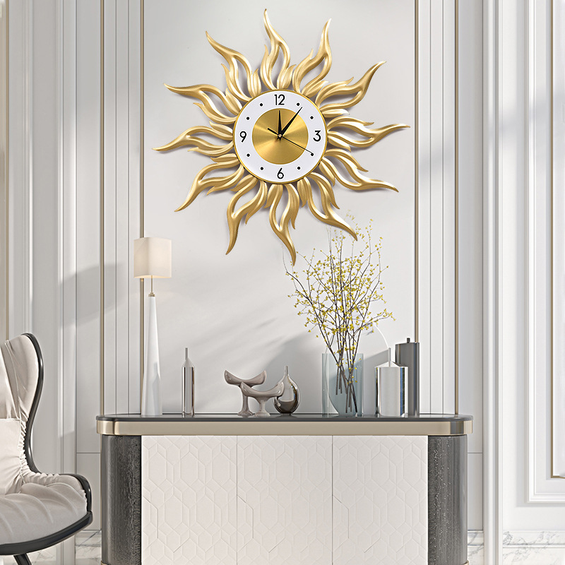 Nordic Gold Wall Clock Living  - Luxury Lifestyle Homes review and price