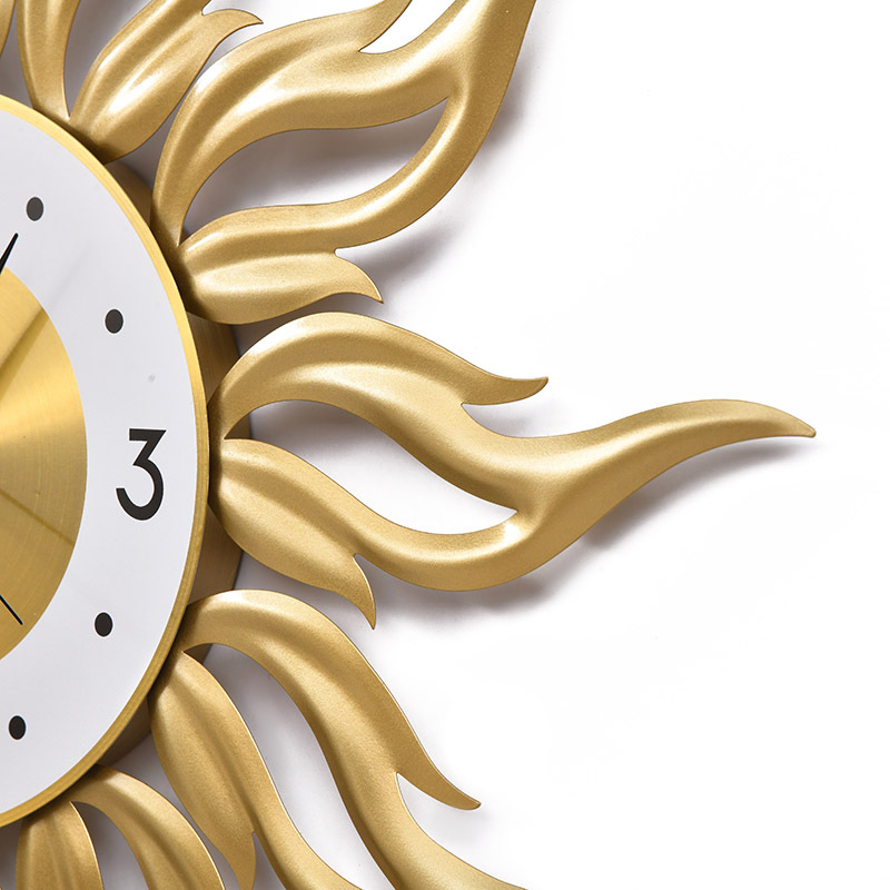 Nordic Gold Wall Clock Living  - Luxury Lifestyle Homes review and price