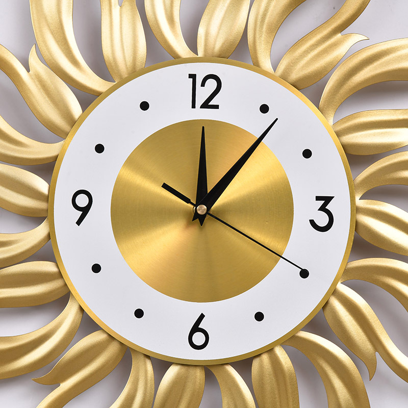 Nordic Gold Wall Clock Living  - Luxury Lifestyle Homes review and price
