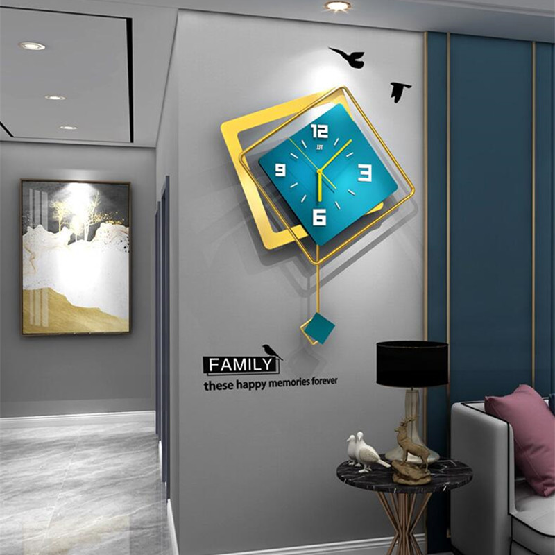 3D Nordic square Swing Wall Cl - Luxury Lifestyle Homes review and price