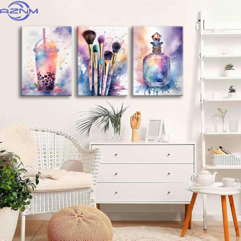 3pcs Luxury Watercolor Sweet E - Luxury Lifestyle Pictures review and price