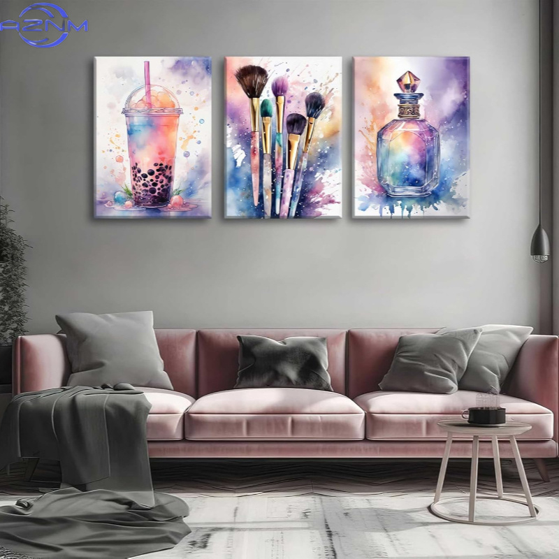 3pcs Luxury Watercolor Sweet E - Luxury Lifestyle Pictures review and price