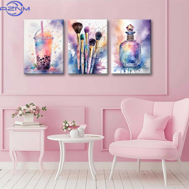 3pcs Luxury Watercolor Sweet E - Luxury Lifestyle Pictures review and price