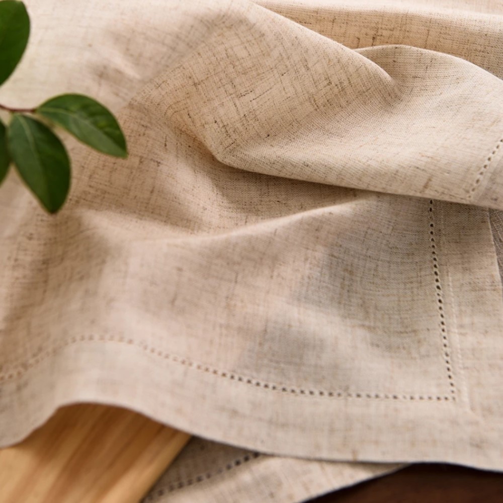 1/5/10pcs Hemstitched Linen Kh - Linen Napkin Set review and price