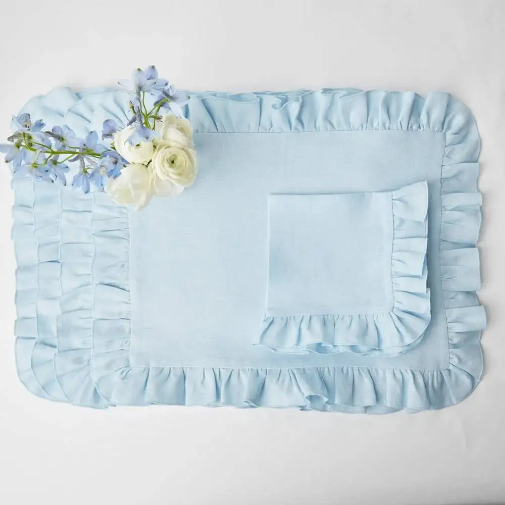 Set of 6 100% Linen Napkins We - Linen Napkin Set review and price