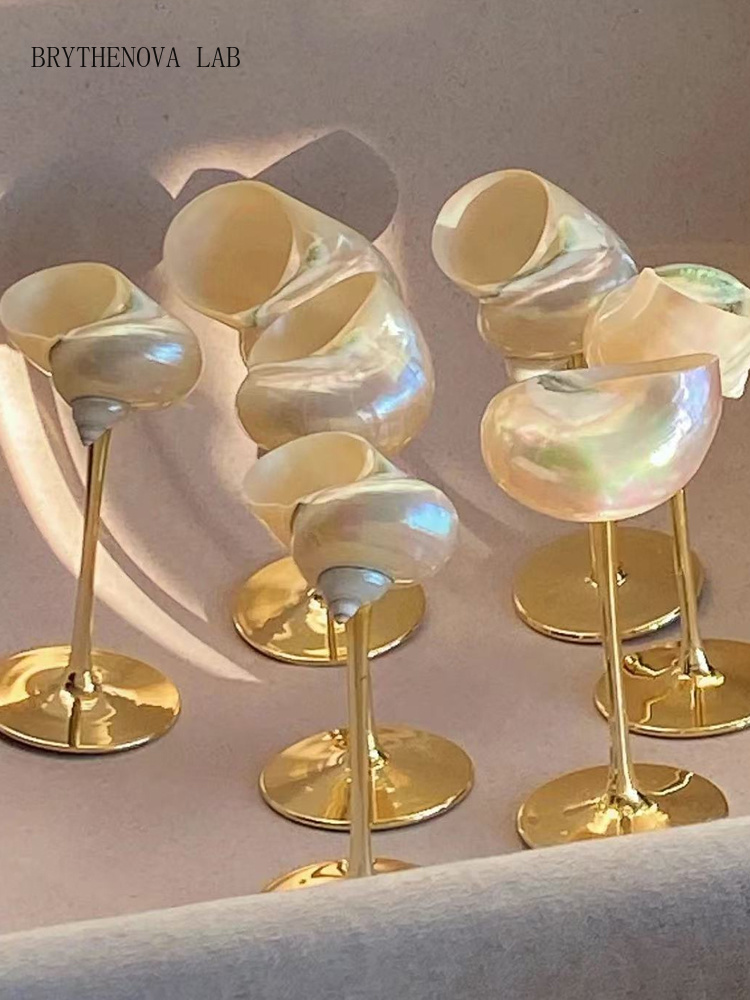 AhunderJiaz Retro Couple Seash - Crystal Wine Glass review and price