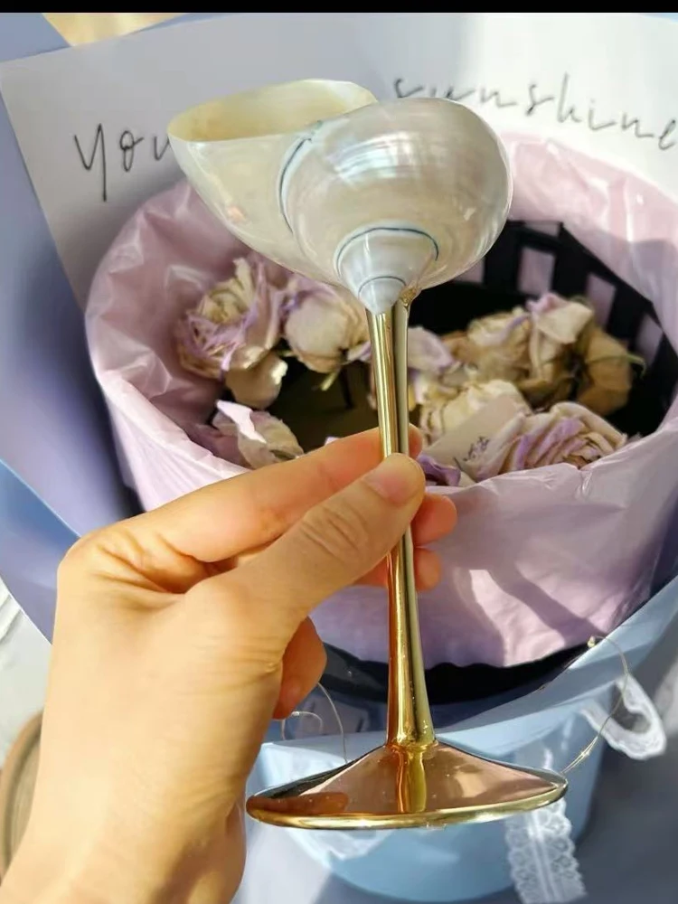 AhunderJiaz Retro Couple Seash - Crystal Wine Glass review and price