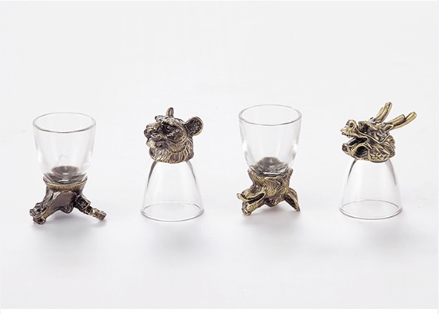 Luxury 12 Zodiac Animal Head C - Crystal Wine Glass review and price
