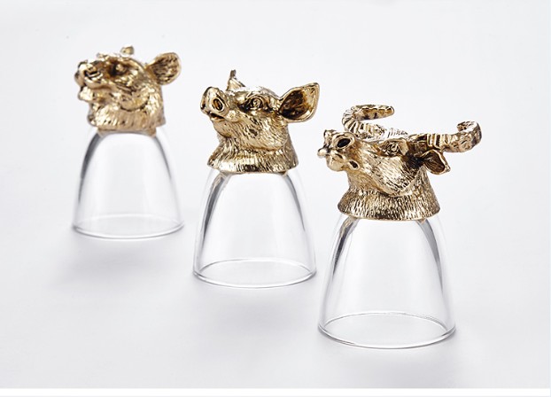 Luxury 12 Zodiac Animal Head C - Crystal Wine Glass review and price
