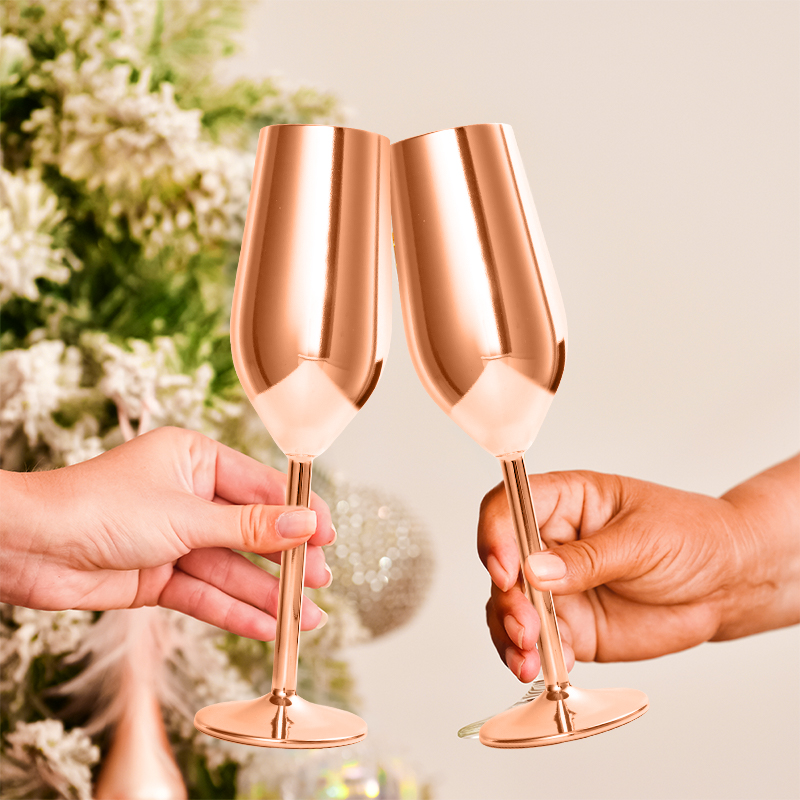 Vintage Golden 304 Stainless S - Crystal Wine Glass review and price